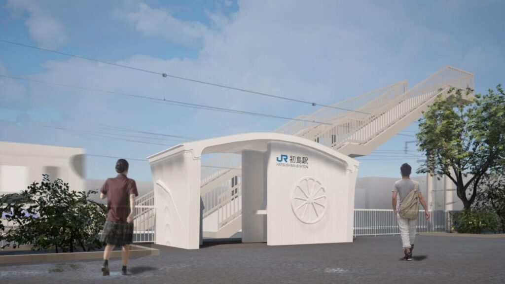 japanese-railway-shelter-replaced-in-less-than-6-hours-by-3d-printed-model